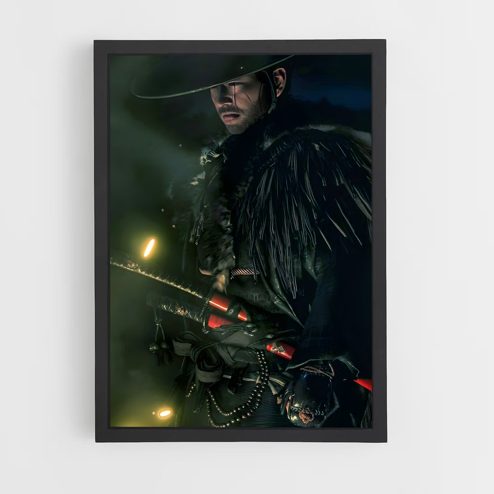 Poster Cowboy Melody – affiche Ghost of tsushima (vue 2)